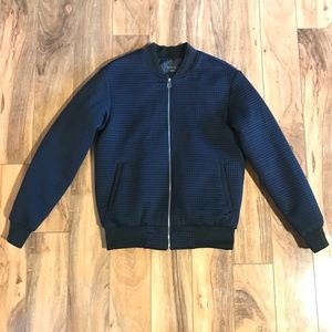 zara navy blue jacket